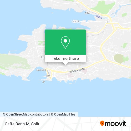 Caffe Bar s-M map