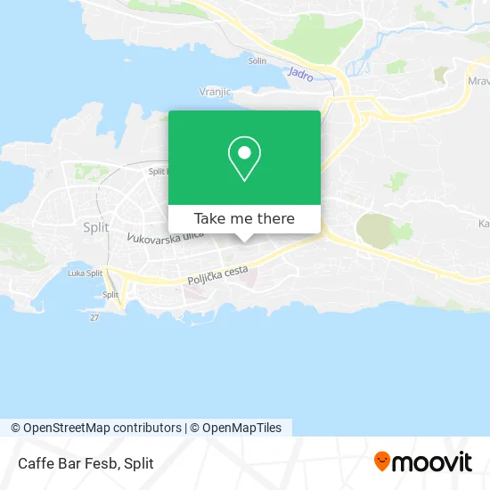 Caffe Bar Fesb map