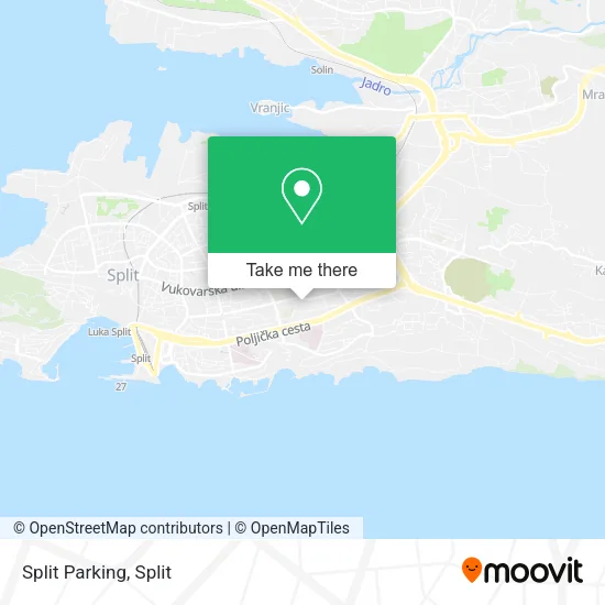 Split Parking map