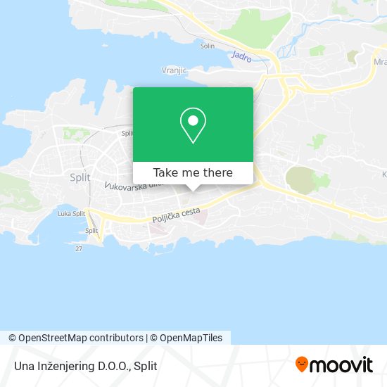 Una Inženjering D.O.O. map