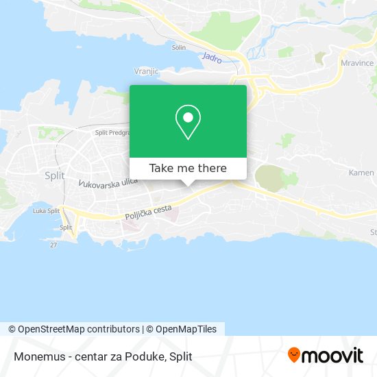 Monemus - centar za Poduke map