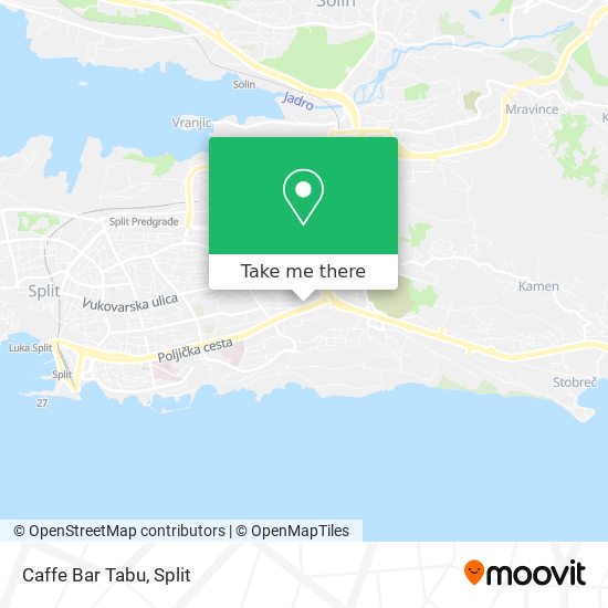 Caffe Bar Tabu map