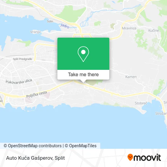 Auto Kuća Gašperov map