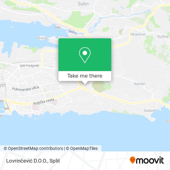 Lovrinčević D.O.O. map