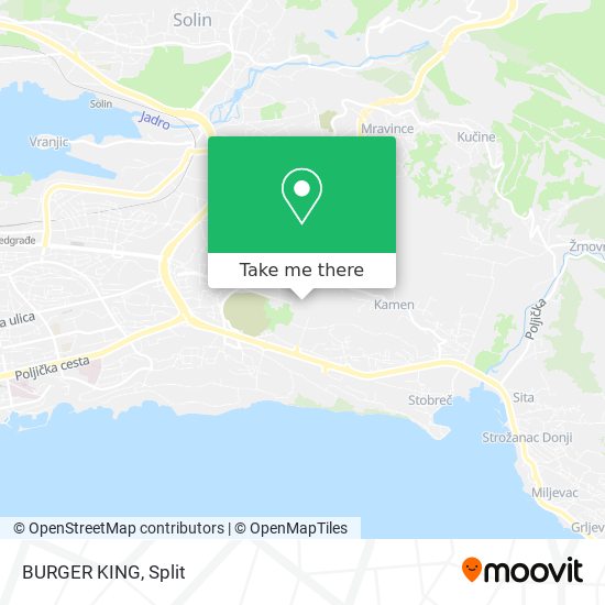 BURGER KING map