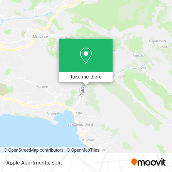 Apple Apartments map