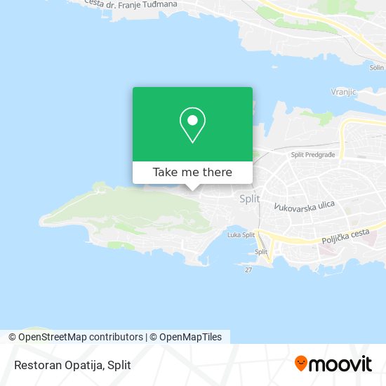 Restoran Opatija map