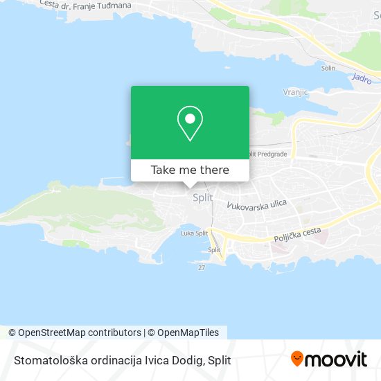 Stomatološka ordinacija Ivica Dodig map