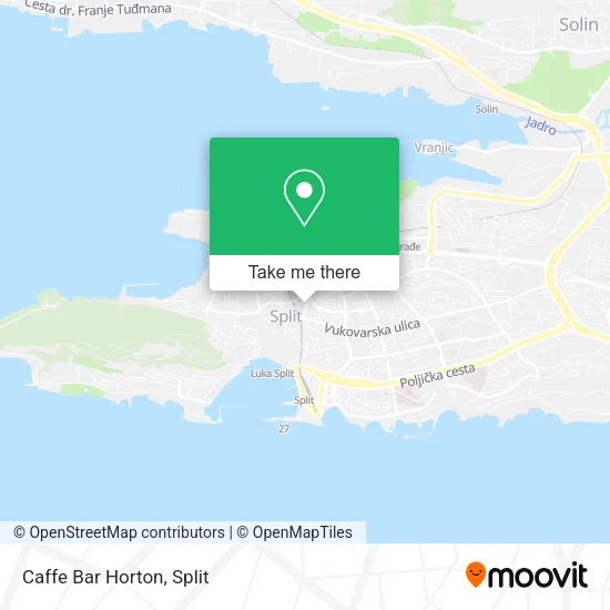 Caffe Bar Horton map