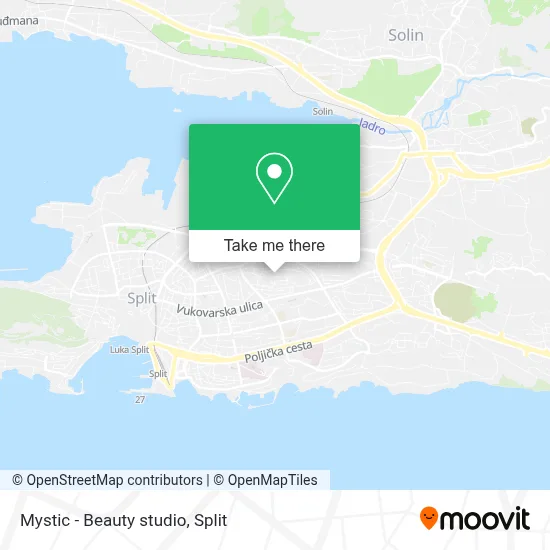 Mystic - Beauty studio map