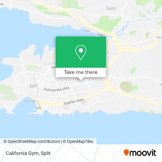 California Gym map