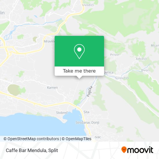 Caffe Bar Mendula map