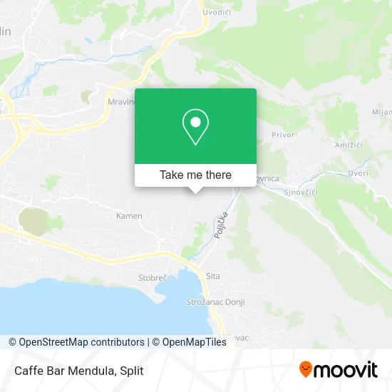 Caffe Bar Mendula map