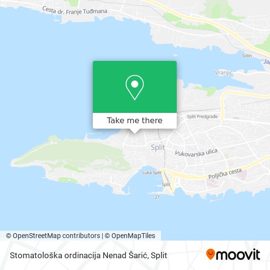 Stomatološka ordinacija Nenad Šarić map