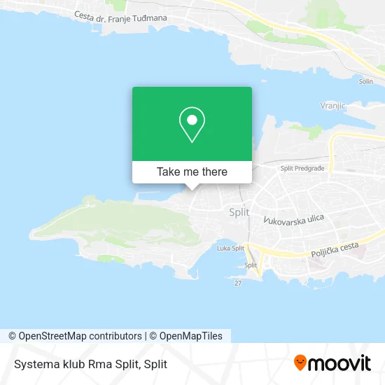 Systema klub Rma Split map