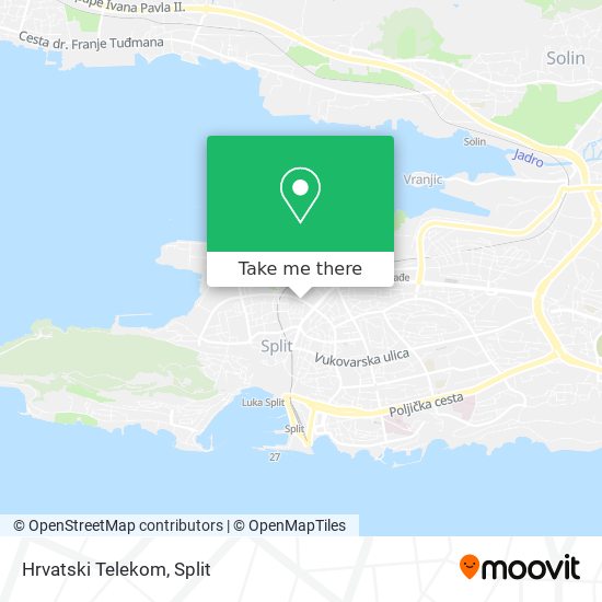 Hrvatski Telekom map