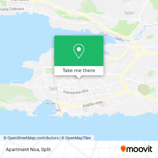 Apartment Noa map