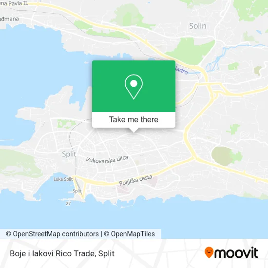 Boje i lakovi Rico Trade map