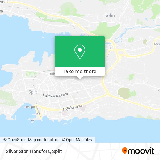 Silver Star Transfers map