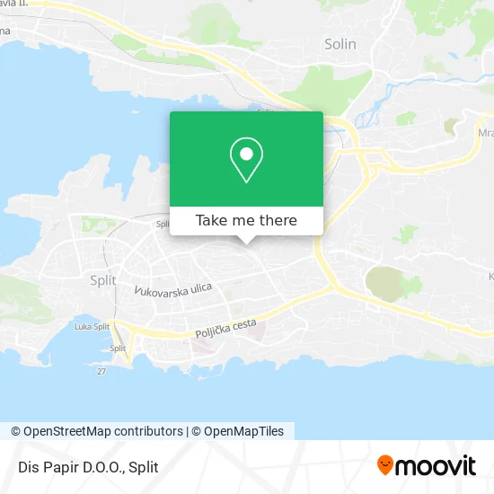 Dis Papir D.O.O. map