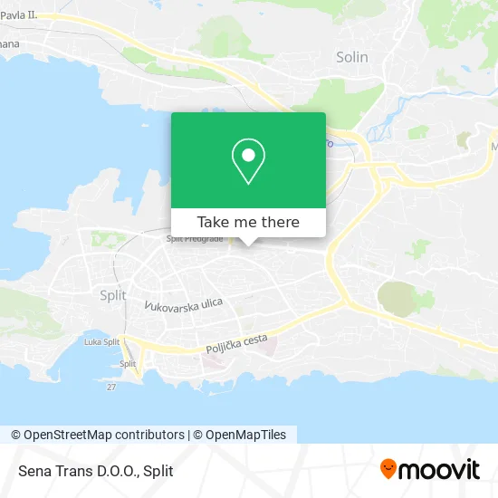 Sena Trans D.O.O. map