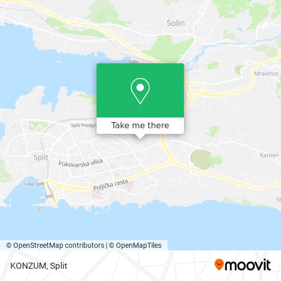 KONZUM map