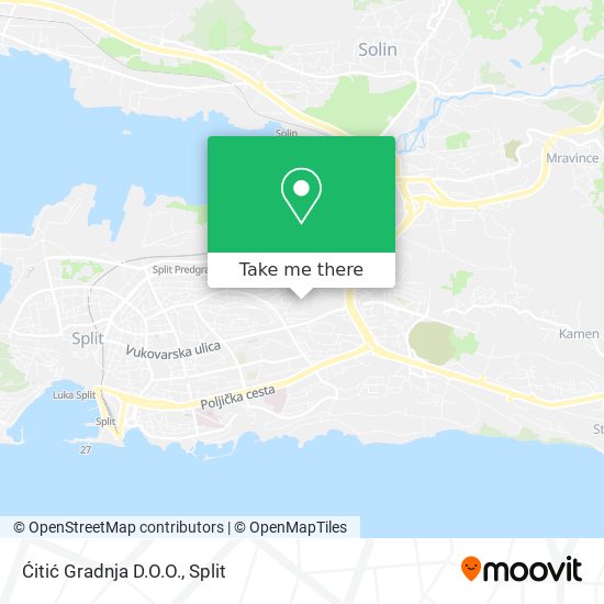 Ćitić Gradnja D.O.O. map