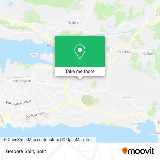 Gerbera Split map
