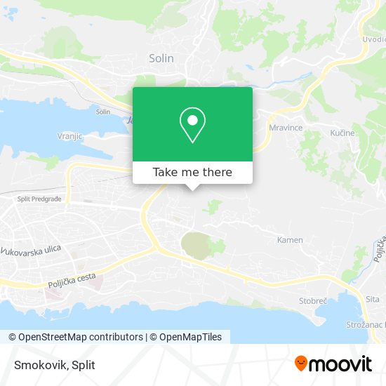 Smokovik map