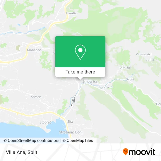 Villa Ana map