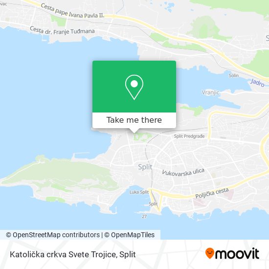 Katolička crkva Svete Trojice map