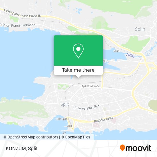 KONZUM map