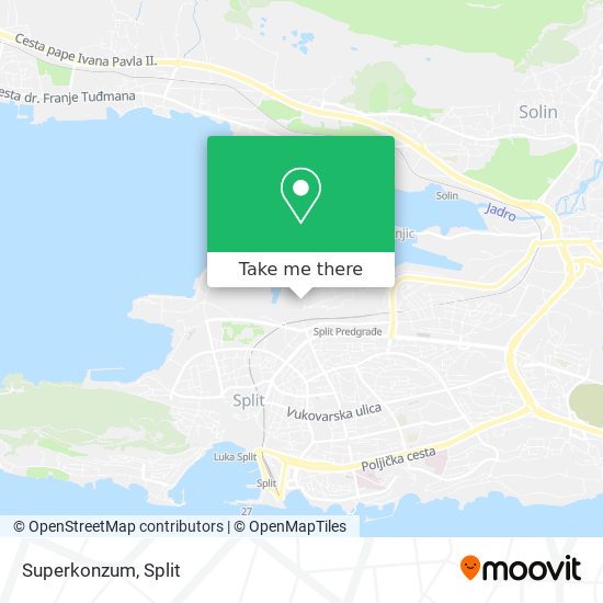 Superkonzum map