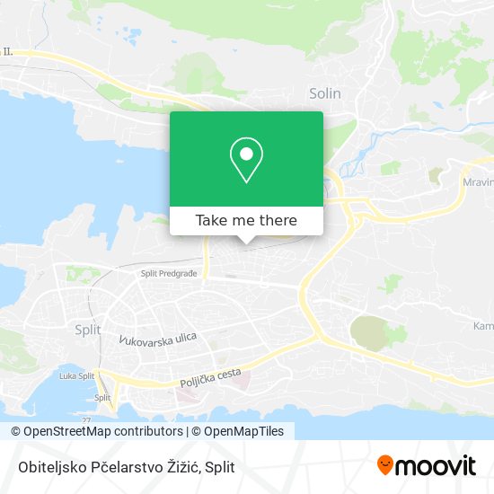 Obiteljsko Pčelarstvo Žižić map