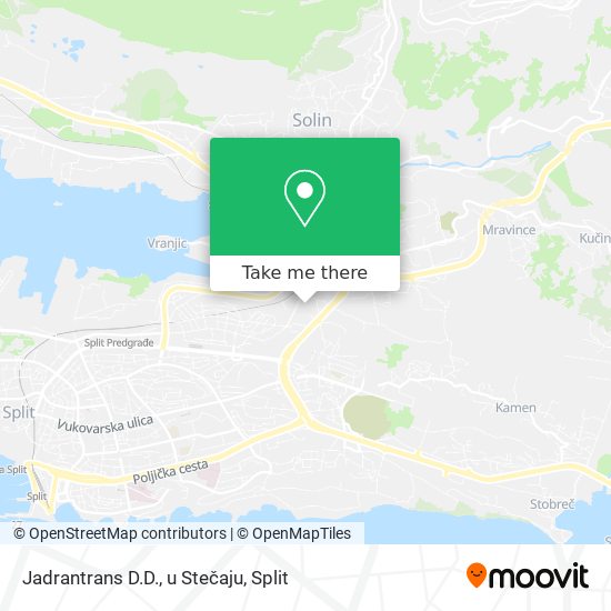 Jadrantrans D.D., u Stečaju map