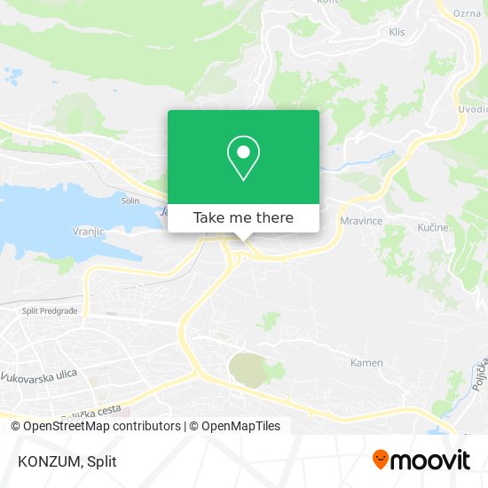 KONZUM map