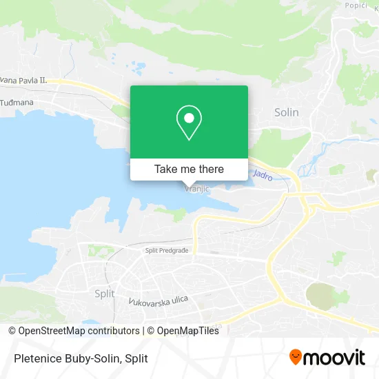 Pletenice Buby-Solin map