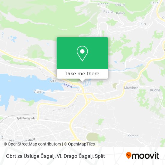 Obrt za Usluge Čagalj, Vl. Drago Čagalj map