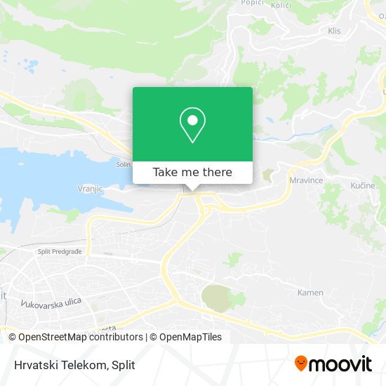 Hrvatski Telekom map