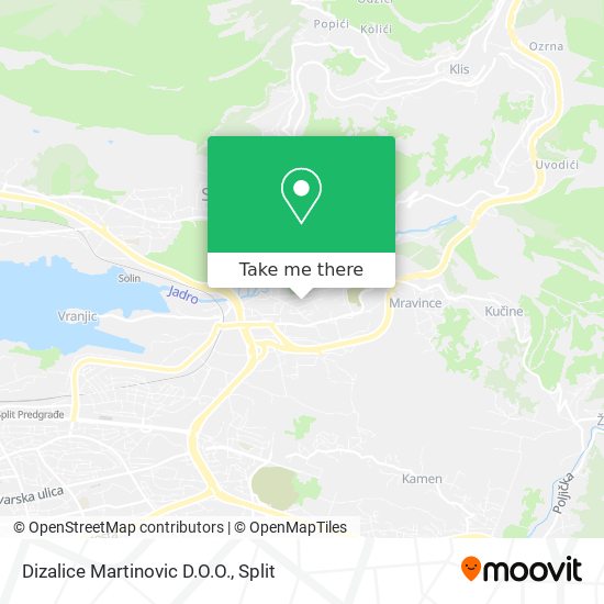 Dizalice Martinovic D.O.O. map