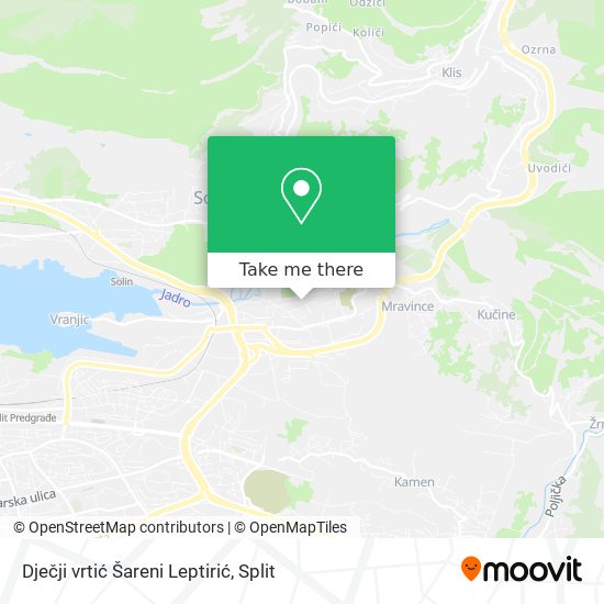 Dječji vrtić Šareni Leptirić map