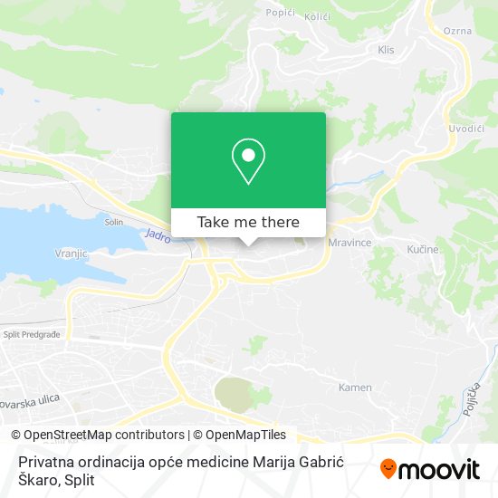 Privatna ordinacija opće medicine Marija Gabrić Škaro map