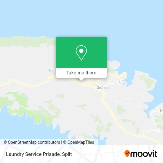 Laundry Service Prisade map