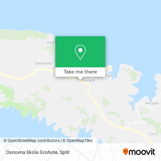 Osnovna škola Grohote map