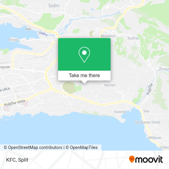KFC map