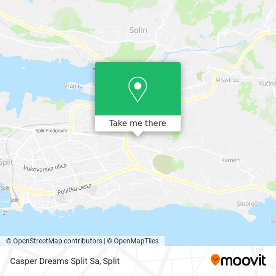 Casper Dreams Split Sa map