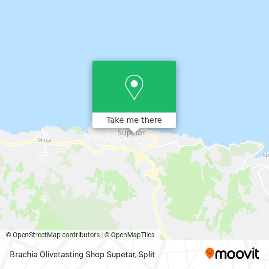 Brachia Olivetasting Shop Supetar map