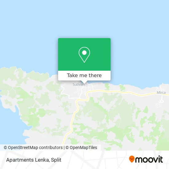 Apartments Lenka map