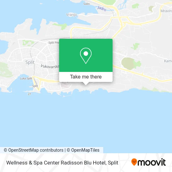 Wellness & Spa Center Radisson Blu Hotel map