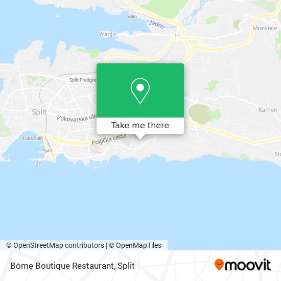 Bòme Boutique Restaurant map